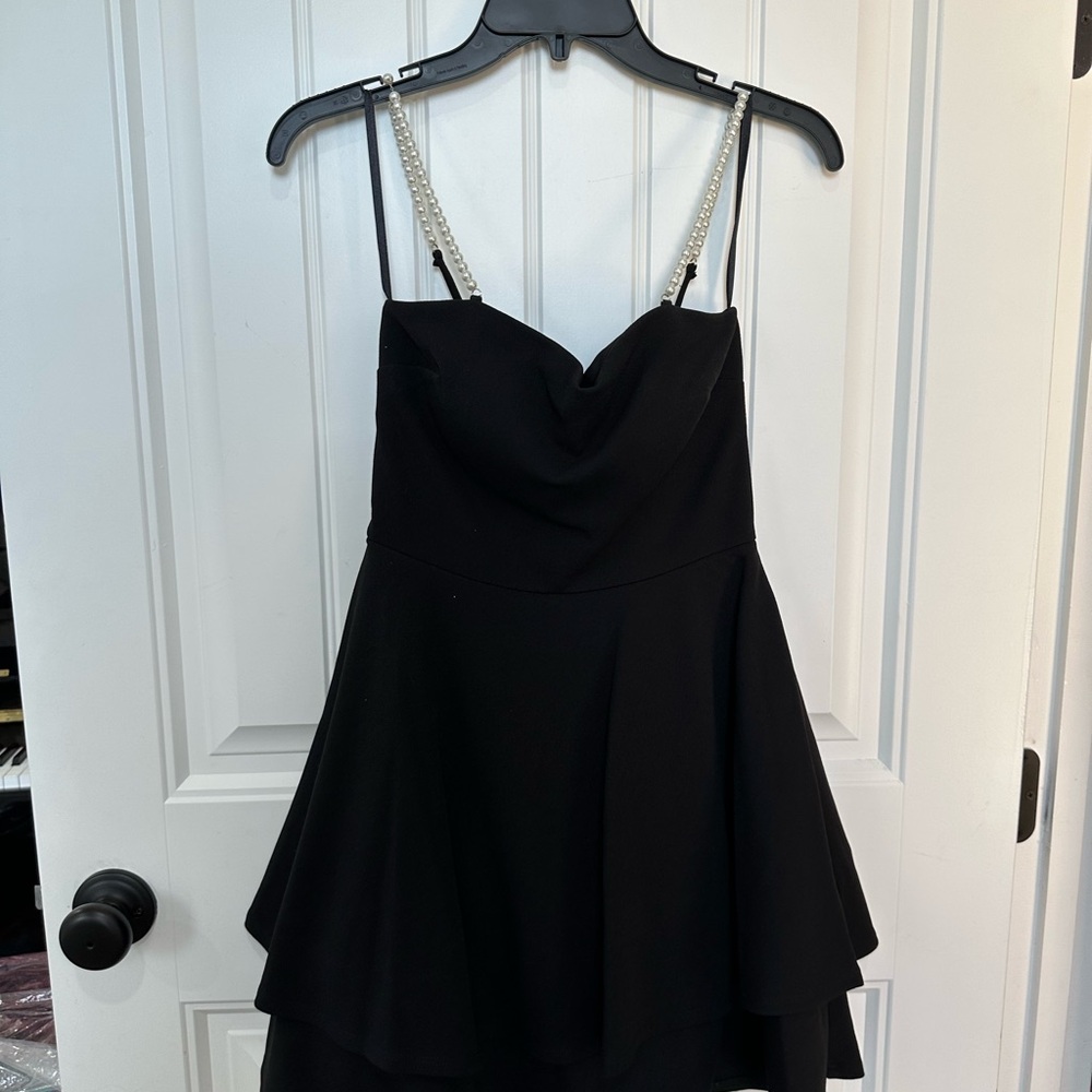 City Studio Black Sleeveless Mini Sundress